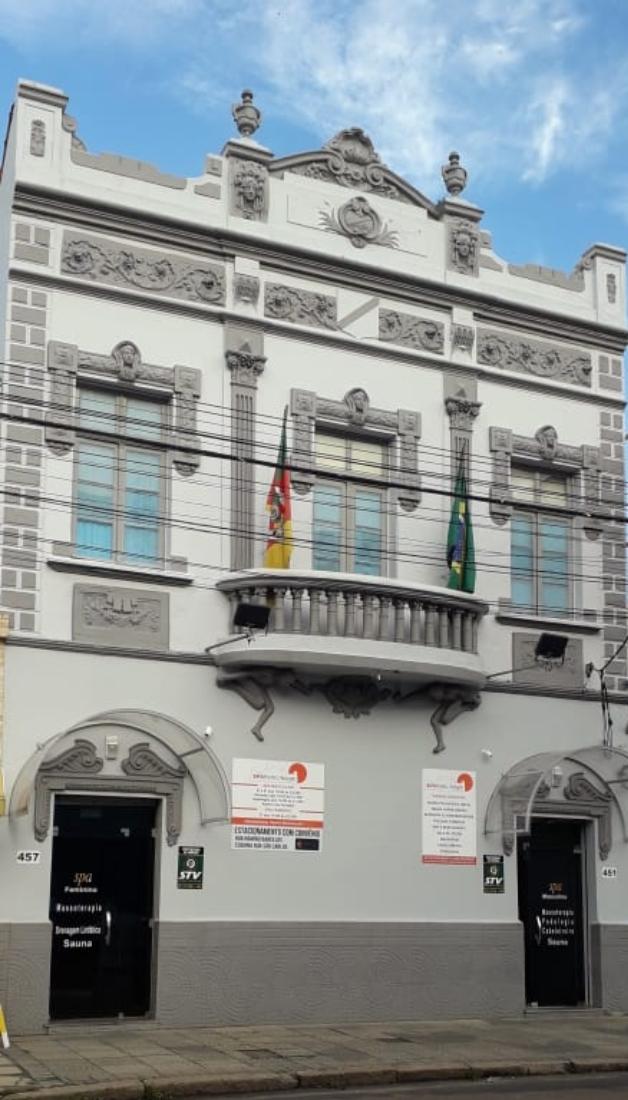 Fachada da Sauna Porto Alegre na Rua Ramiro Barcelos
